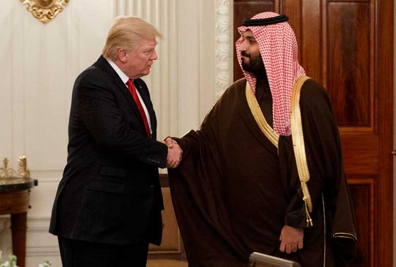 Mohammed bin Salman i Trump