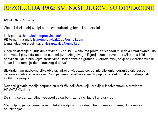 svi dugovi su otplaćeni 